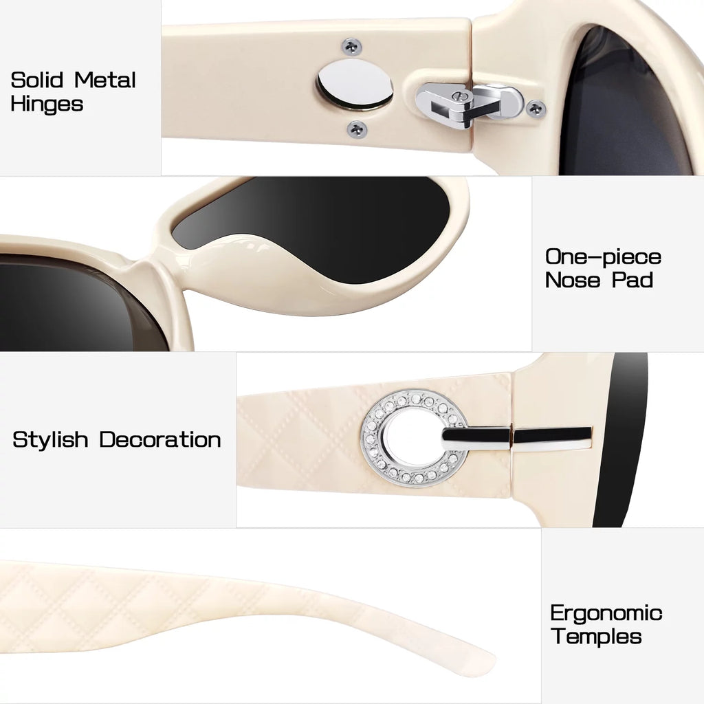 oversized polarized sunglasses for women