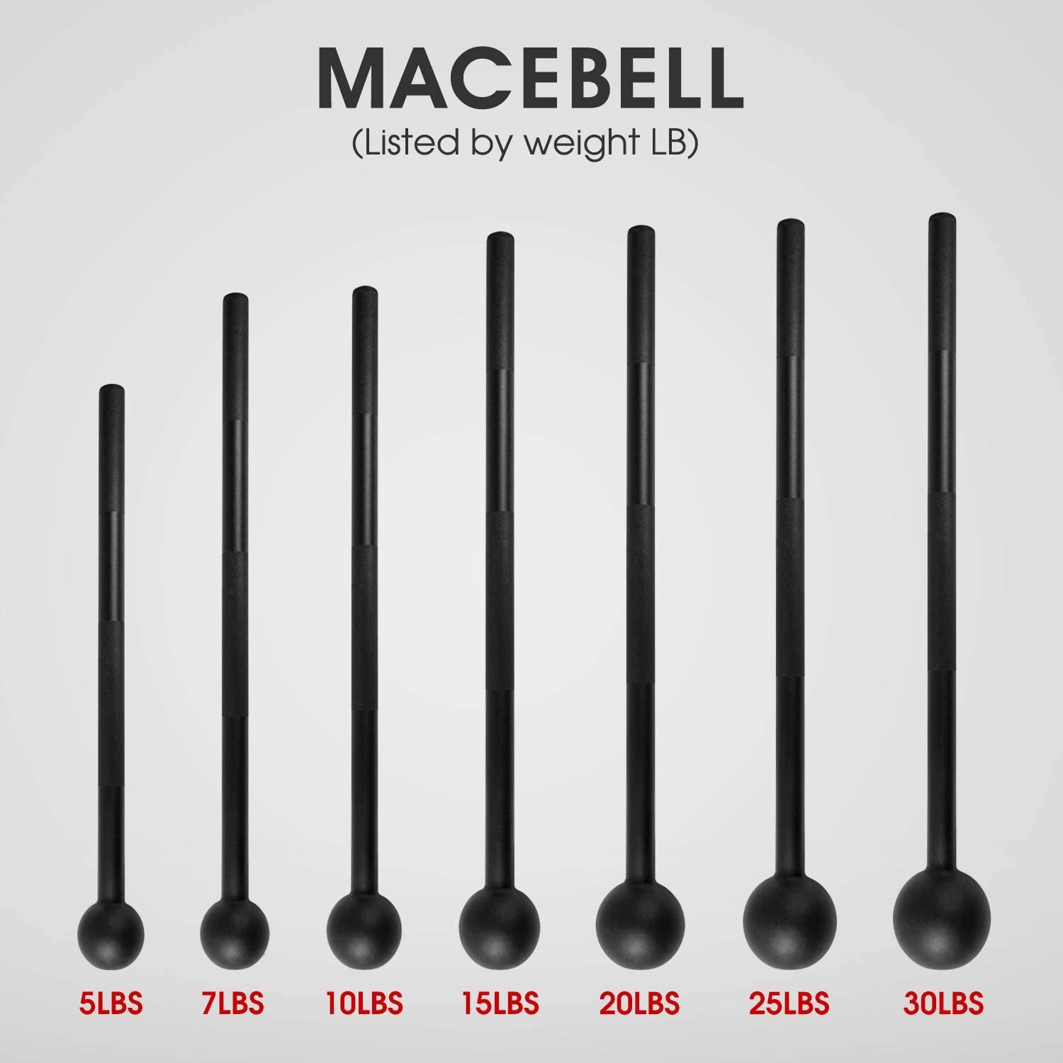 Products​Steel Mace Bell for Strength Training, Support Full Body, Muscles, Shoulder, Grips & Forearms Workouts, Stretching 5, 7, 10, 15, 20, 25, 30 LB for Woman & Man -Smartshelf Sales Smartshelf Sales