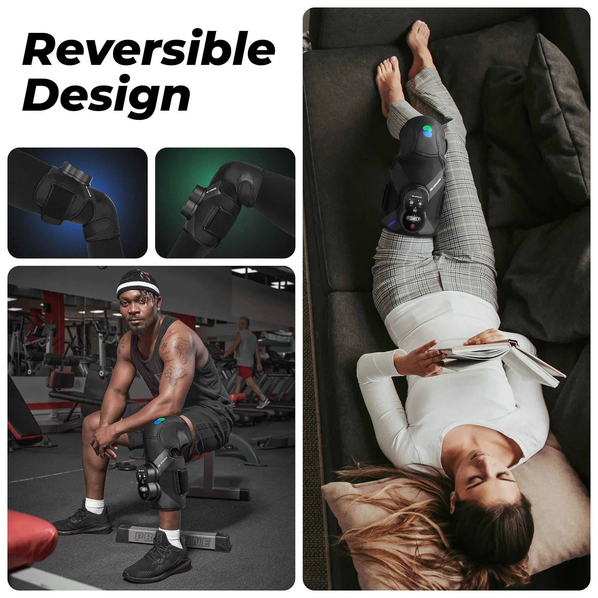 Rechargeable Knee Massager for Pain Relief & Comfort