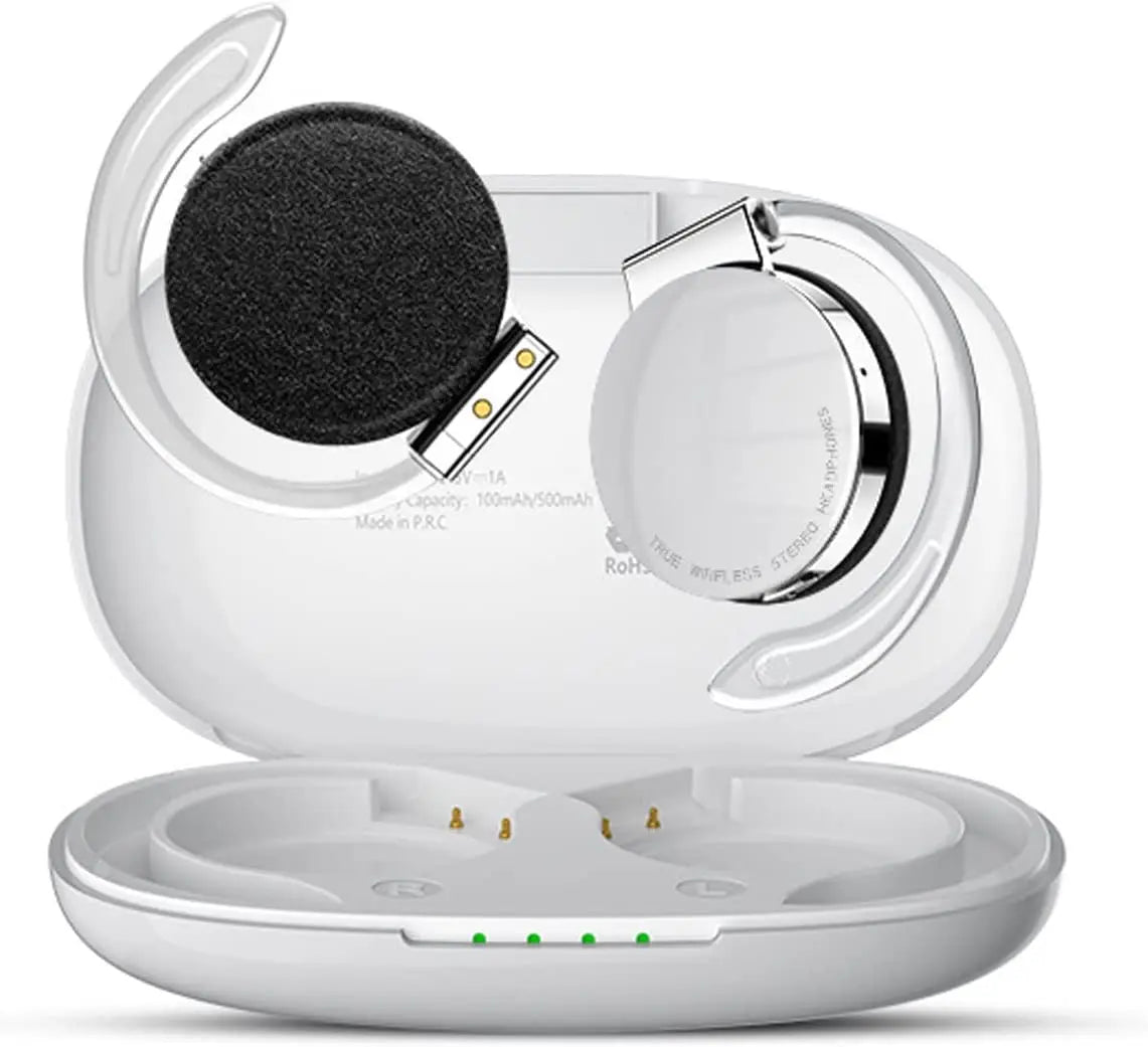 Open ear noise cancelling headphones