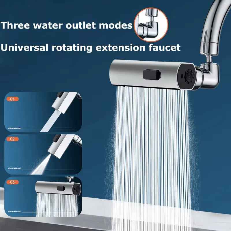 Products​Waterfall Swivel Faucet Nozzle – 3 Modes of Pure Convenience -Smartshelf Sales Smartshelf Sales