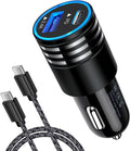 30W USB C Car Charger, Fast Charge for Pixel & Samsung