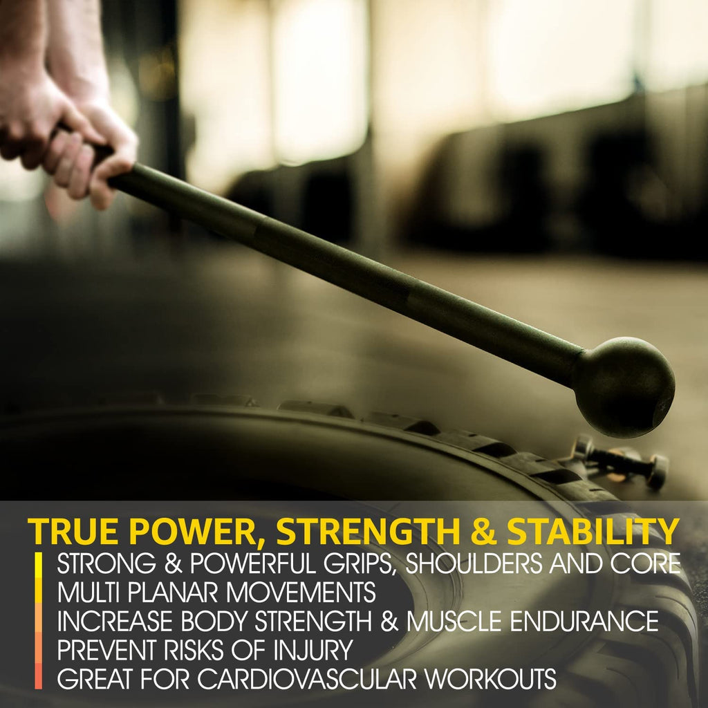 Products​Steel Mace Bell for Strength Training, Support Full Body, Muscles, Shoulder, Grips & Forearms Workouts, Stretching 5, 7, 10, 15, 20, 25, 30 LB for Woman & Man -Smartshelf Sales Smartshelf Sales
