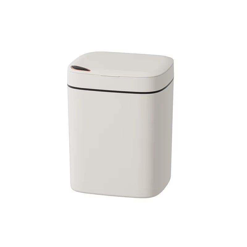 Products​16L Smart Bathroom Trash Can White Non-Contact Narrow Smart Sensor Trash Can Smart Home Automatic Bagging Electronic Trash Can -Smartshelf Sales Smartshelf Sales