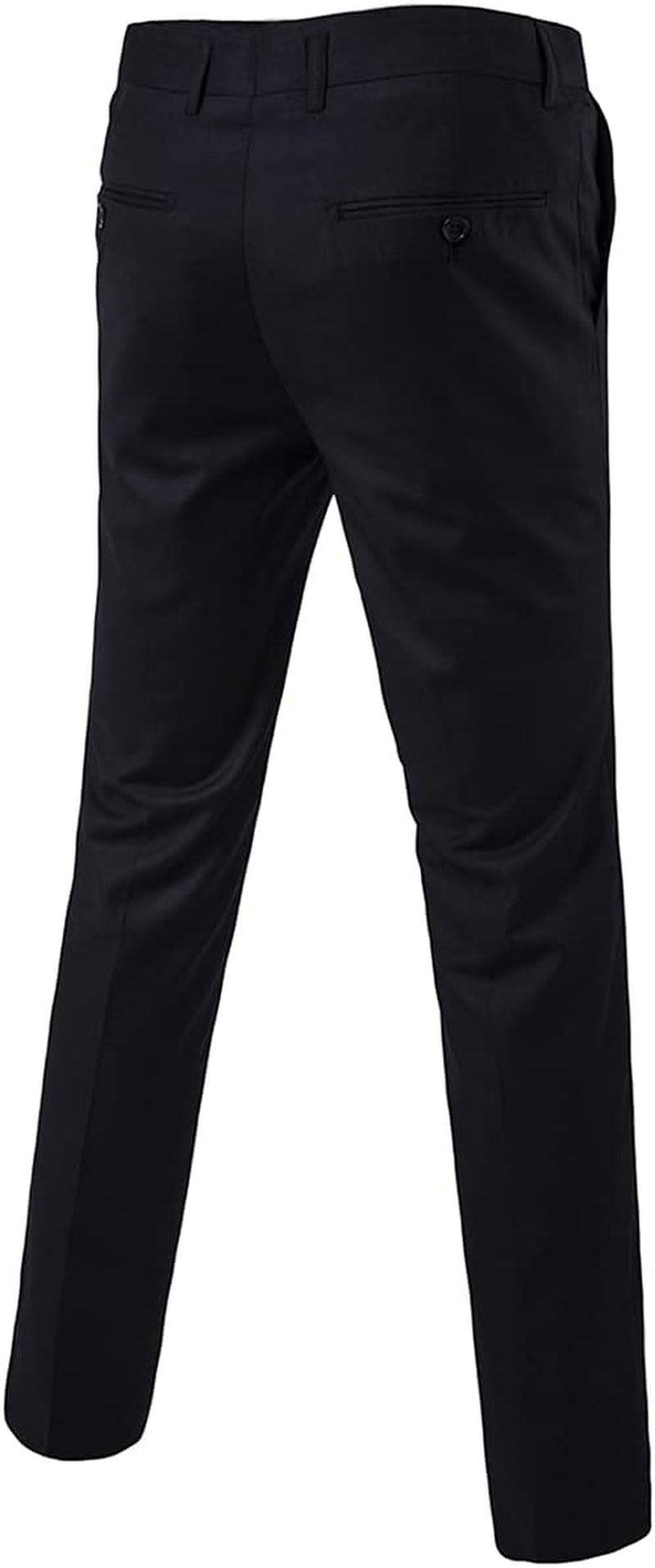 Products​Mens Classic Slim Fit Fit Stretch Flat Front Slacks Dress Pants -Smartshelf Sales Smartshelf Sales