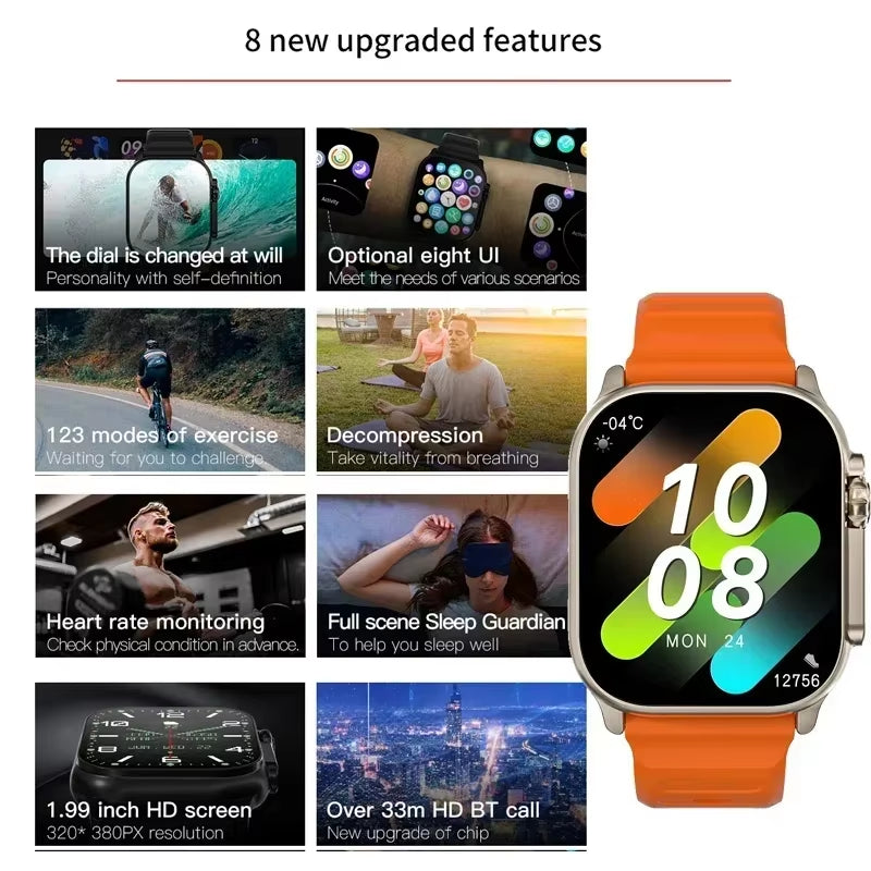 Products​Smart Watch Bluetooth Talk Smartwatch Message Alert Heart Rate Monitor Sports Watch for Android IOS Men Women -Smartshelf Sales Smartshelf Sales