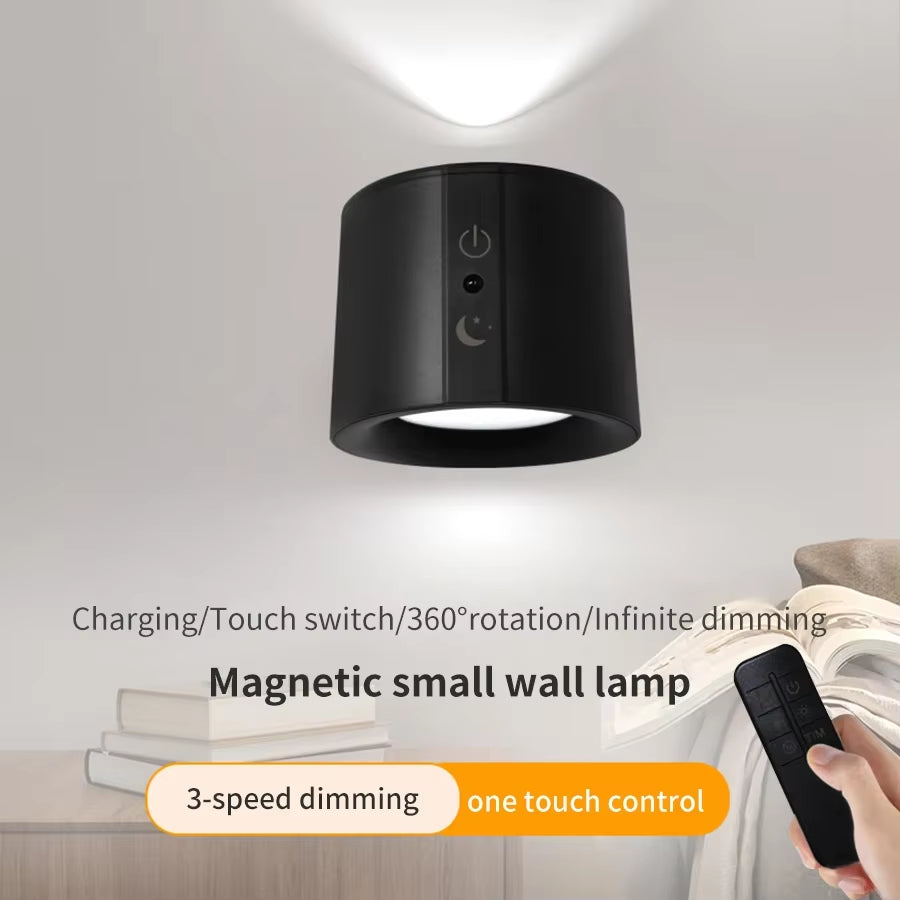 Products​GlowFlex Touch Wall Lamp – Dual Head LED Light with Remote, 360° Rotation & USB Rechargeable Design -Smartshelf Sales Smartshelf Sales