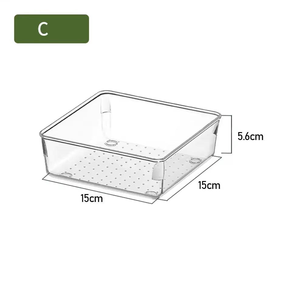 Products​ClearNest Organizer – Transparent Anti-Scratch Drawer Storage Box for Cosmetics, Office & Home -Smartshelf Sales Smartshelf Sales