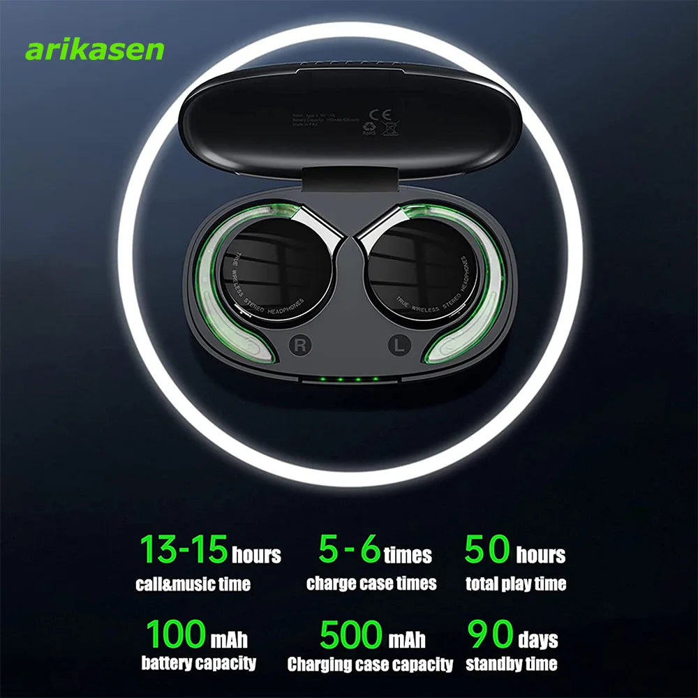 Open ear noise cancelling headphones