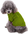 Small Dog Sweaters Knitted Pet Sweater for Winter
