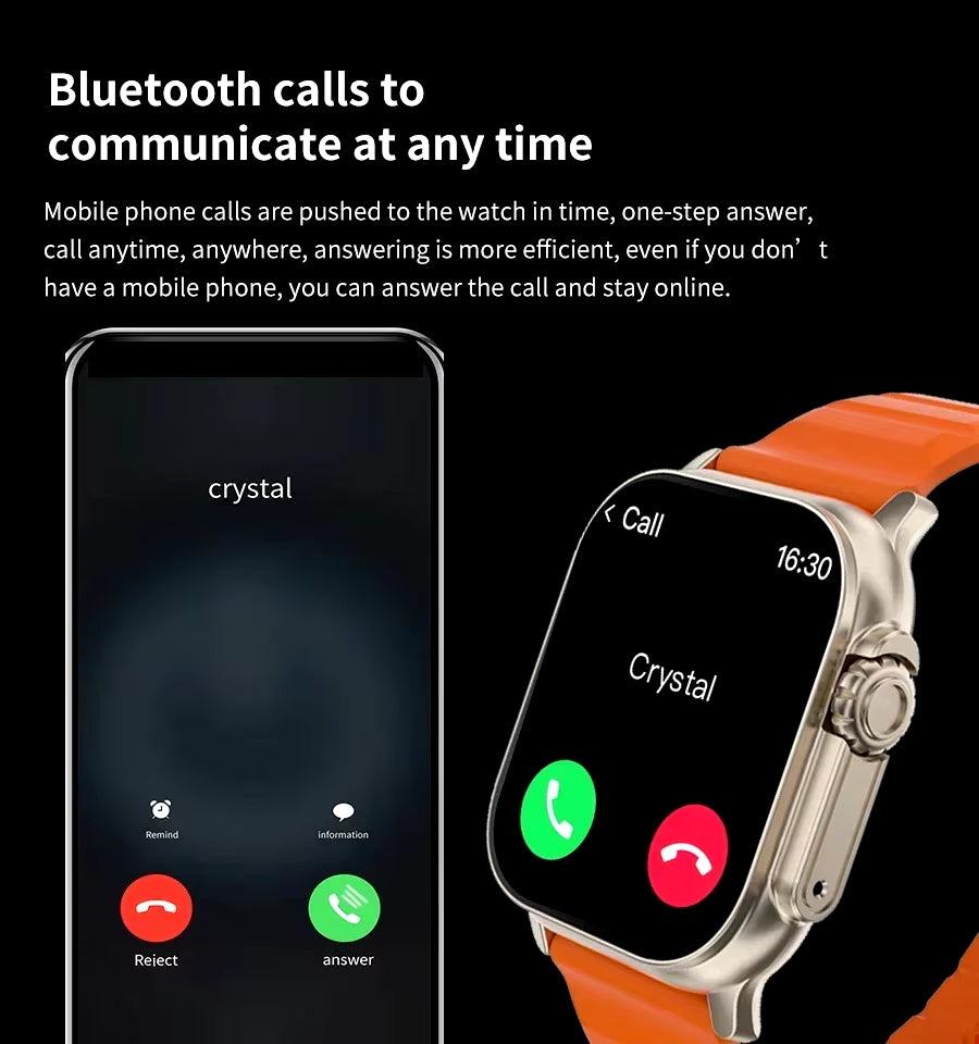 Products​Smart Watch Bluetooth Talk Smartwatch Message Alert Heart Rate Monitor Sports Watch for Android IOS Men Women -Smartshelf Sales Smartshelf Sales