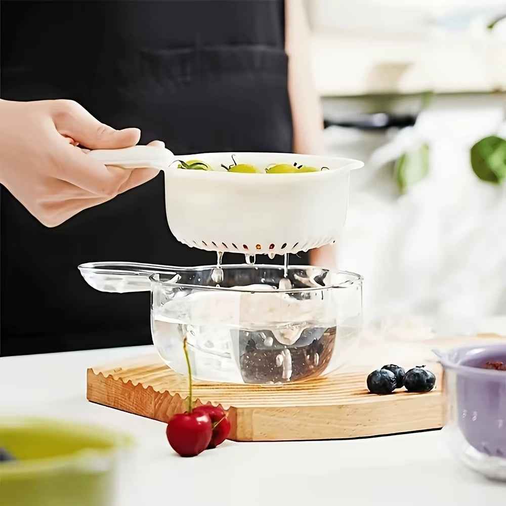 Products​Dopamine Double-Layer Drain Basket – Wash & Strain in Style -Smartshelf Sales Smartshelf Sales