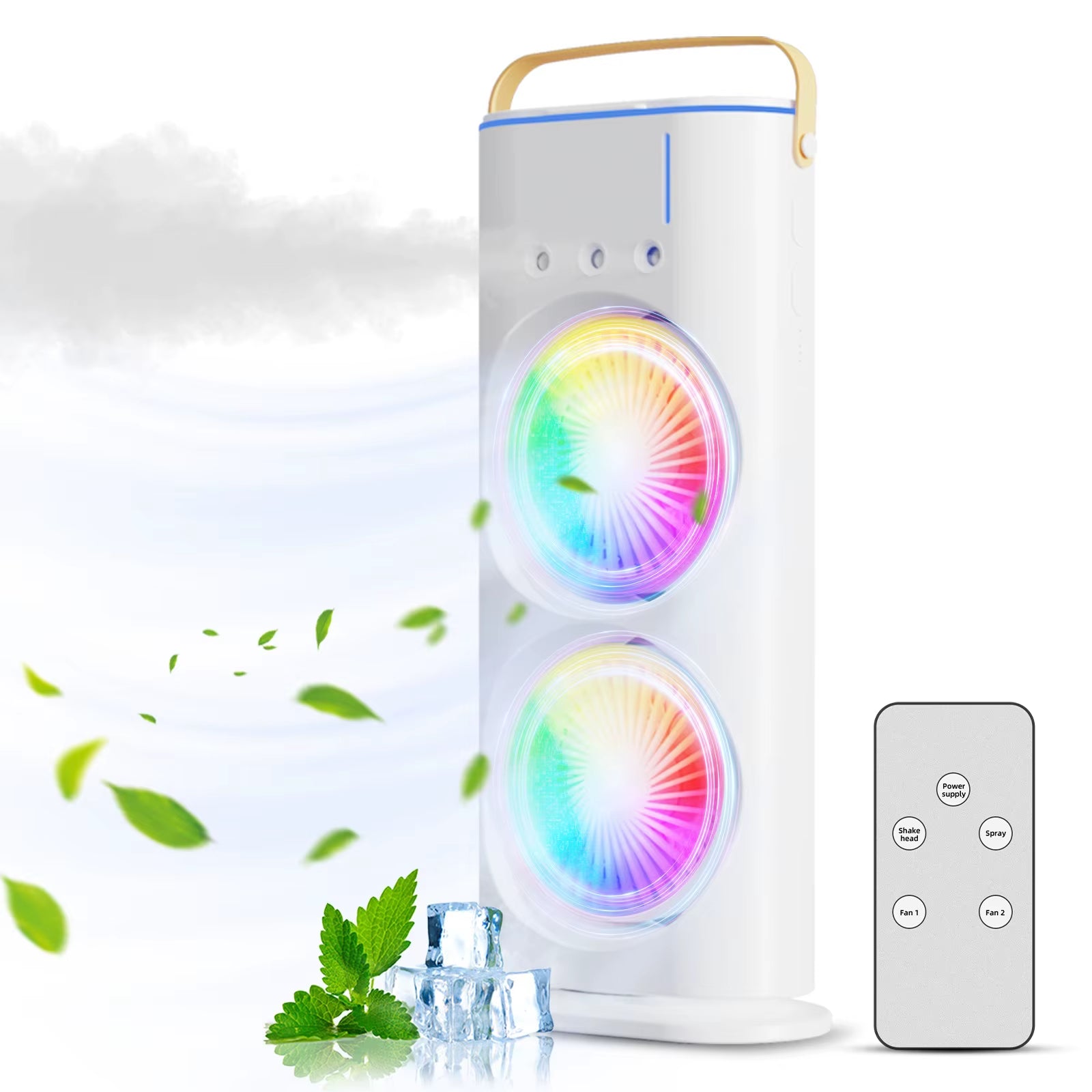Products​BreezeGlow™ 2-in-1 Dual Mist Cooling Fan – Chill, Hydrate & Light Up Your Space -Smartshelf Sales Smartshelf Sales
