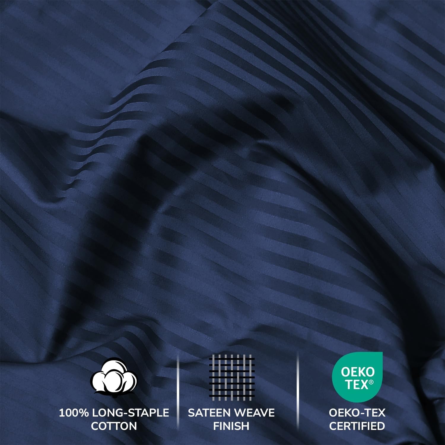 Feather & Stitch 500TC California King Cotton Sheets