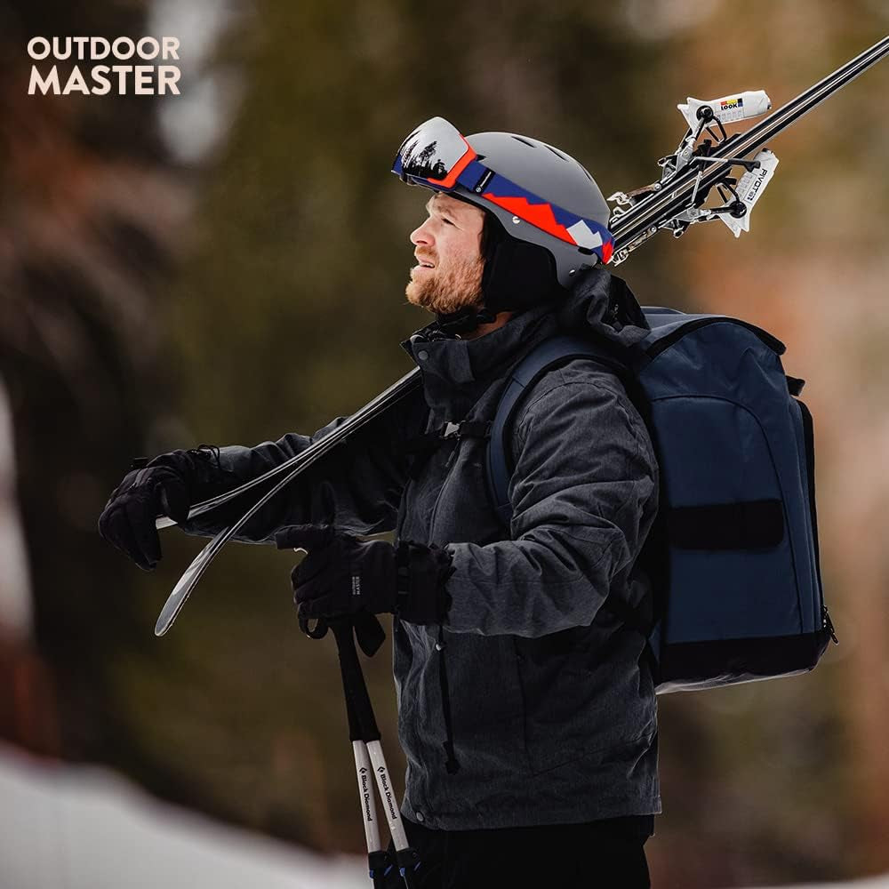 50L Ski Boot Bag with Helmet Compartment & Waterproof