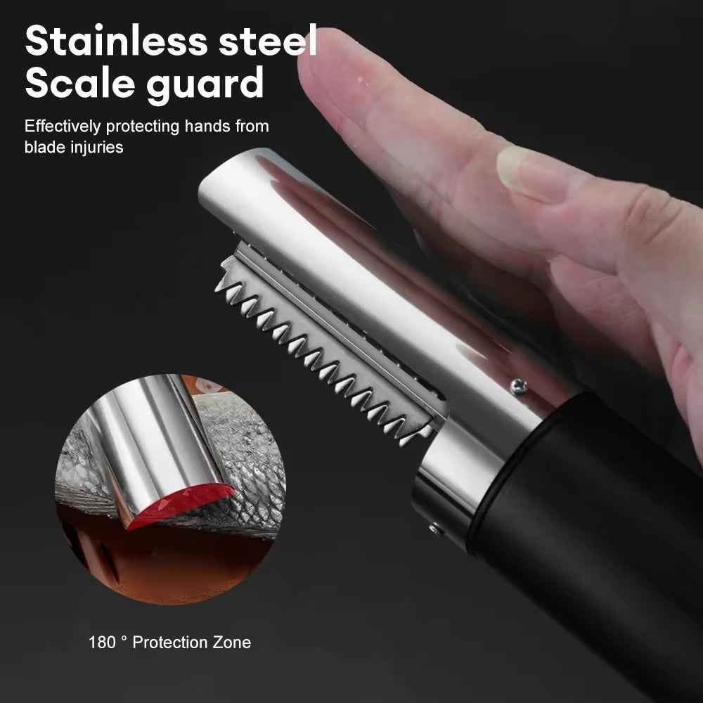 Products​Electric Fish Scaler Remover Fish Cleaner Rechargeable Fishing Scalers Clean Scaler Scraper for Seafood Kitchen Tools -Smartshelf Sales Smartshelf Sales