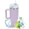 Products​40Oz Insulated Tumbler with Handle Straw Stainless Steel Water Bottle Vacuum Water Cold Warm Thermos Cup Coffee Mug Drinkware -Smartshelf Sales Smartshelf Sales