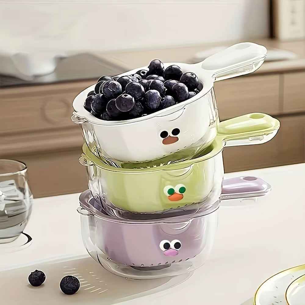 Products​Dopamine Double-Layer Drain Basket – Wash & Strain in Style -Smartshelf Sales Smartshelf Sales