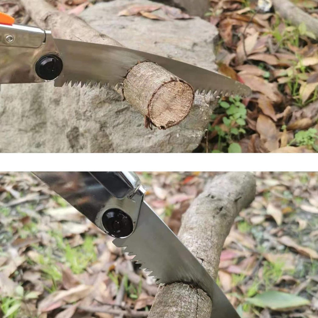 Products​Folding Saw, Compact Design 8 Inch Blade Hand Saw for Wood Camping, Dry Wood Pruning Saw with Hard Teeth, Quality SK-5 Steel -Smartshelf Sales Smartshelf Sales