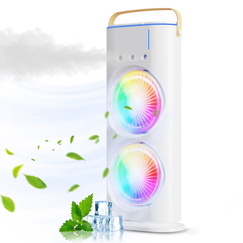 Products​BreezeGlow™ 2-in-1 Dual Mist Cooling Fan – Chill, Hydrate & Light Up Your Space -Smartshelf Sales Smartshelf Sales