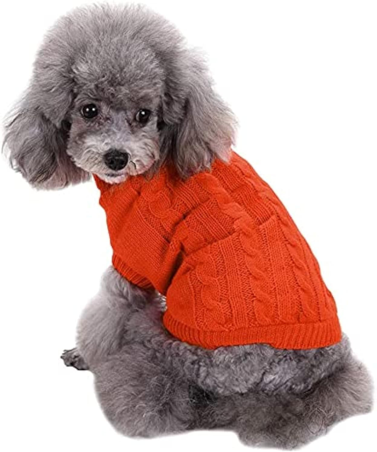 Small Dog Sweaters Knitted Warm Pet Sweater for Winter