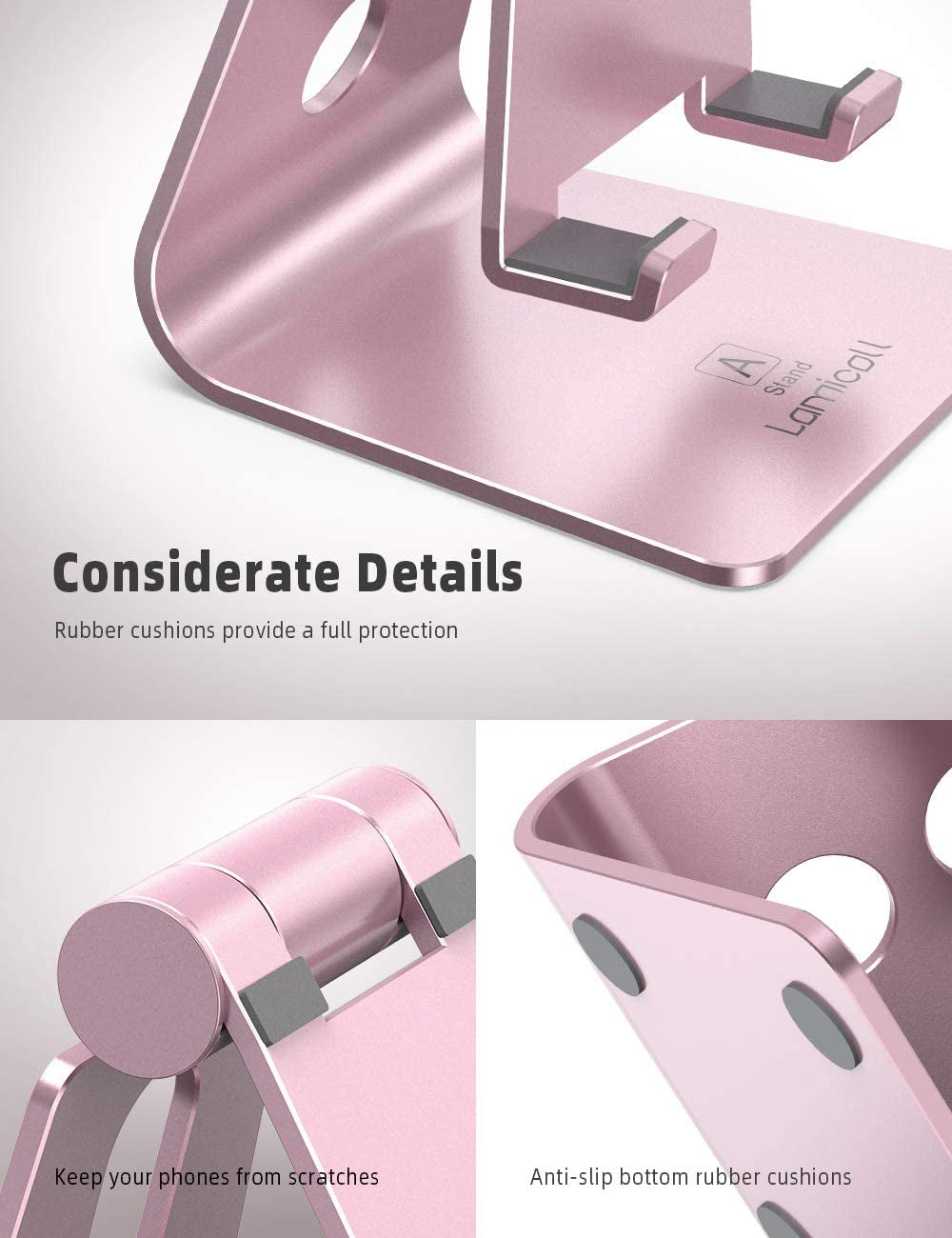 Products​Rose Gold Phone Desk Stand -Smartshelf Sales Smartshelf Sales