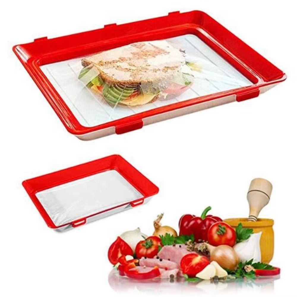 Products​FreshPrep Reusable Meal Prep Tray – Stackable BPA-Free Food Storage Containers for Easy Preservation -Smartshelf Sales Smartshelf Sales