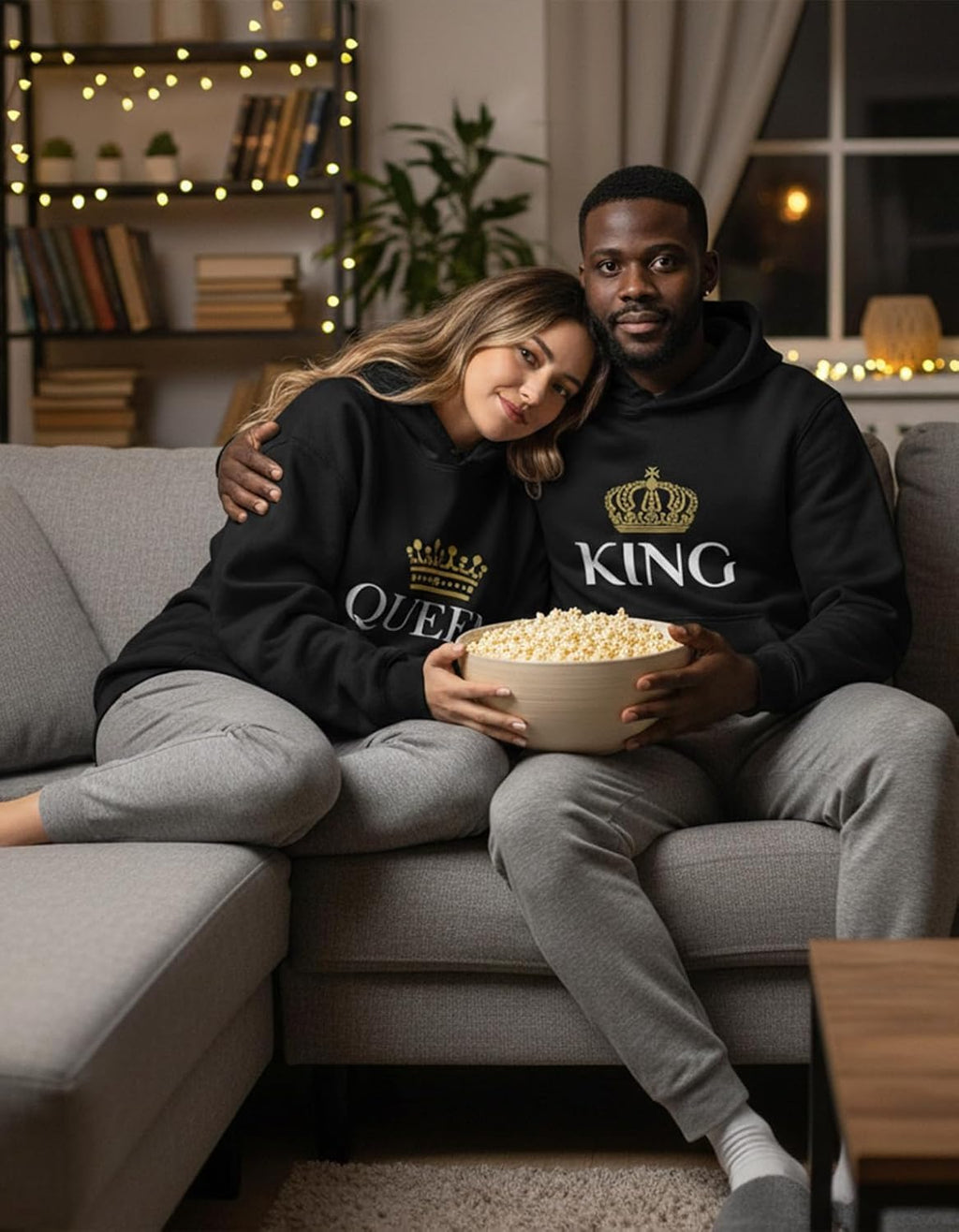 His and Hers Matching Valentines Day Hoodies