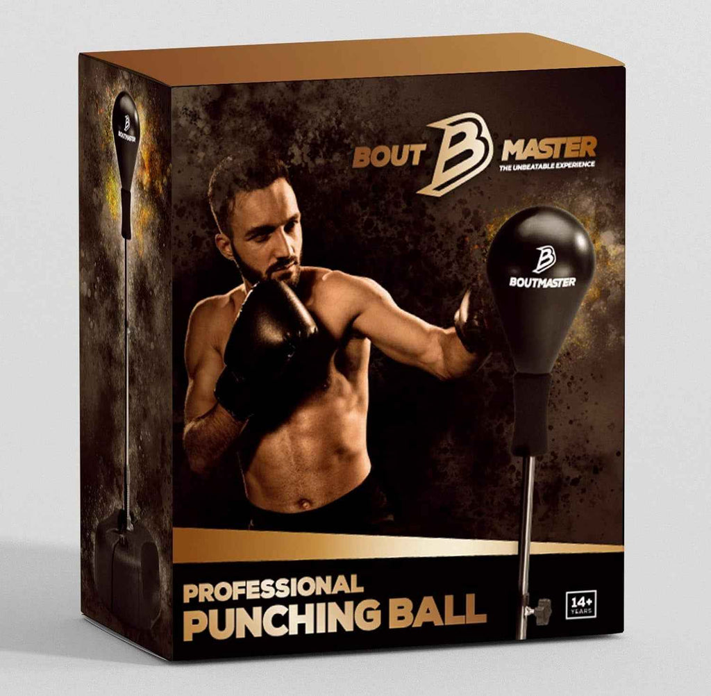 Techtools Punching Bag with Stand, Boxing Bag for Teens & Adults - Height Adjustable - Speed Bag for Training, Boxing Equipment, Stress Relief & Fitness