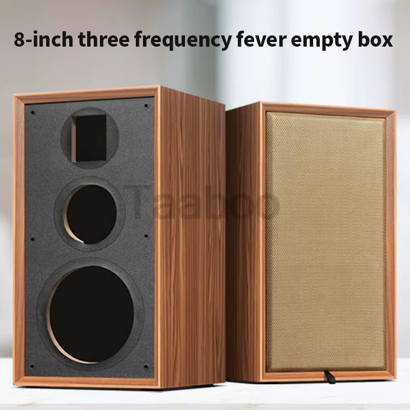 Products​8 Inch Three-Way Labyrinth Speaker Empty Box Bookshelf Speaker Home Speaker DIY Hifi Audio Wooden Handmade Box Passive Speaker -Smartshelf Sales Smartshelf Sales