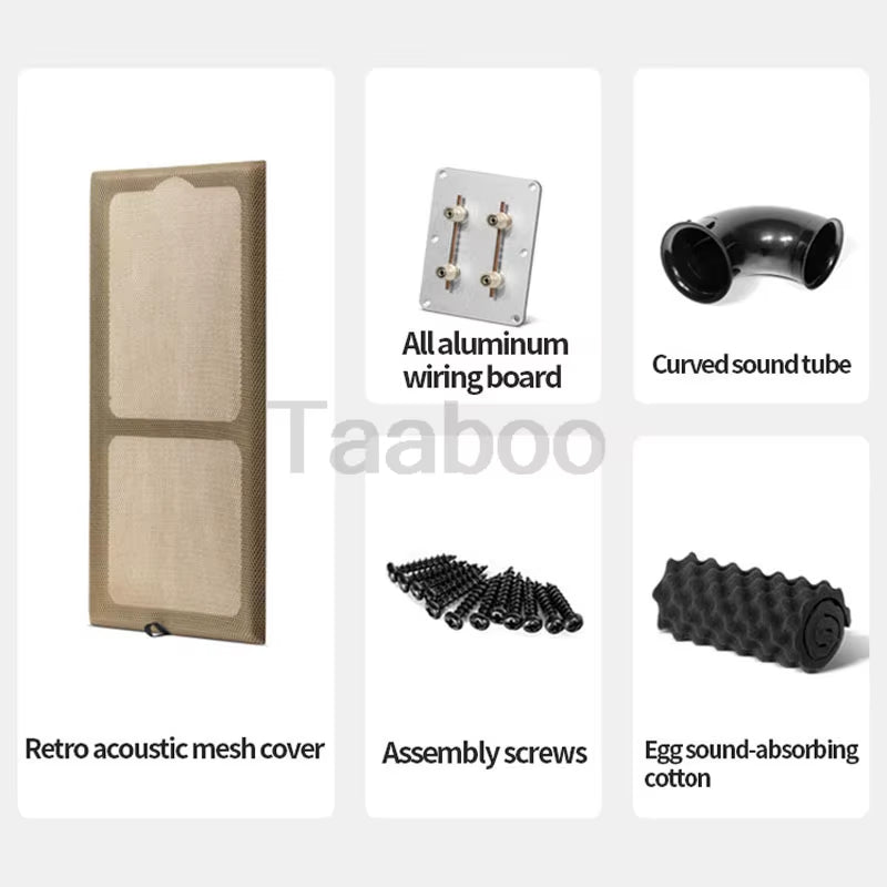 Products​8 Inch Three-Way Labyrinth Speaker Empty Box Bookshelf Speaker Home Speaker DIY Hifi Audio Wooden Handmade Box Passive Speaker -Smartshelf Sales Smartshelf Sales