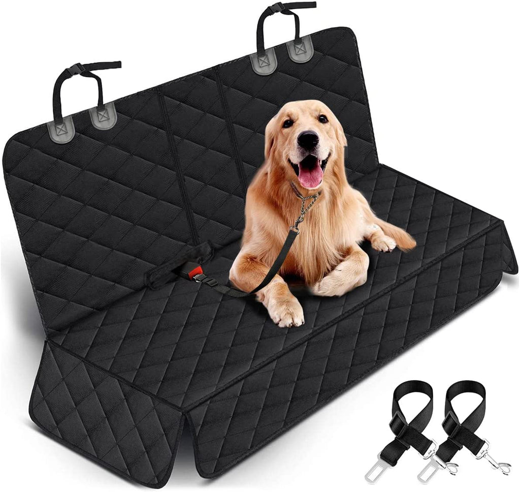 Products​Dog Car Seat Cover, Back Seat Cover for Dogs Pet Car Seat Protector Waterproof Bench Car Seat Cover, Non-Slip Reat Seat Cover Fits Middle Armrest for Most Cars Trucks Suvs - Black -Smartshelf Sales Smartshelf Sales