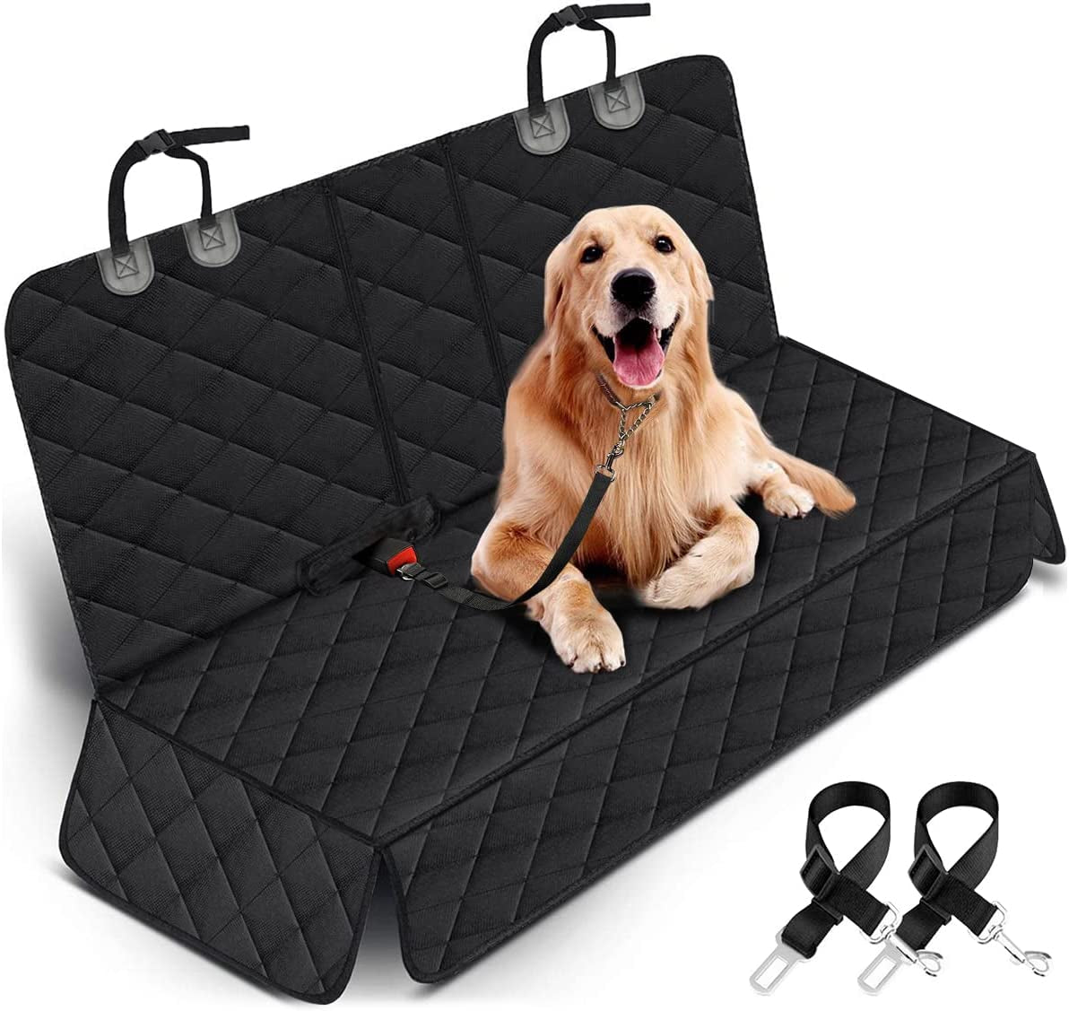 Products​Dog Car Seat Cover, Back Seat Cover for Dogs Pet Car Seat Protector Waterproof Bench Car Seat Cover, Non-Slip Reat Seat Cover Fits Middle Armrest for Most Cars Trucks Suvs - Black -Smartshelf Sales Smartshelf Sales