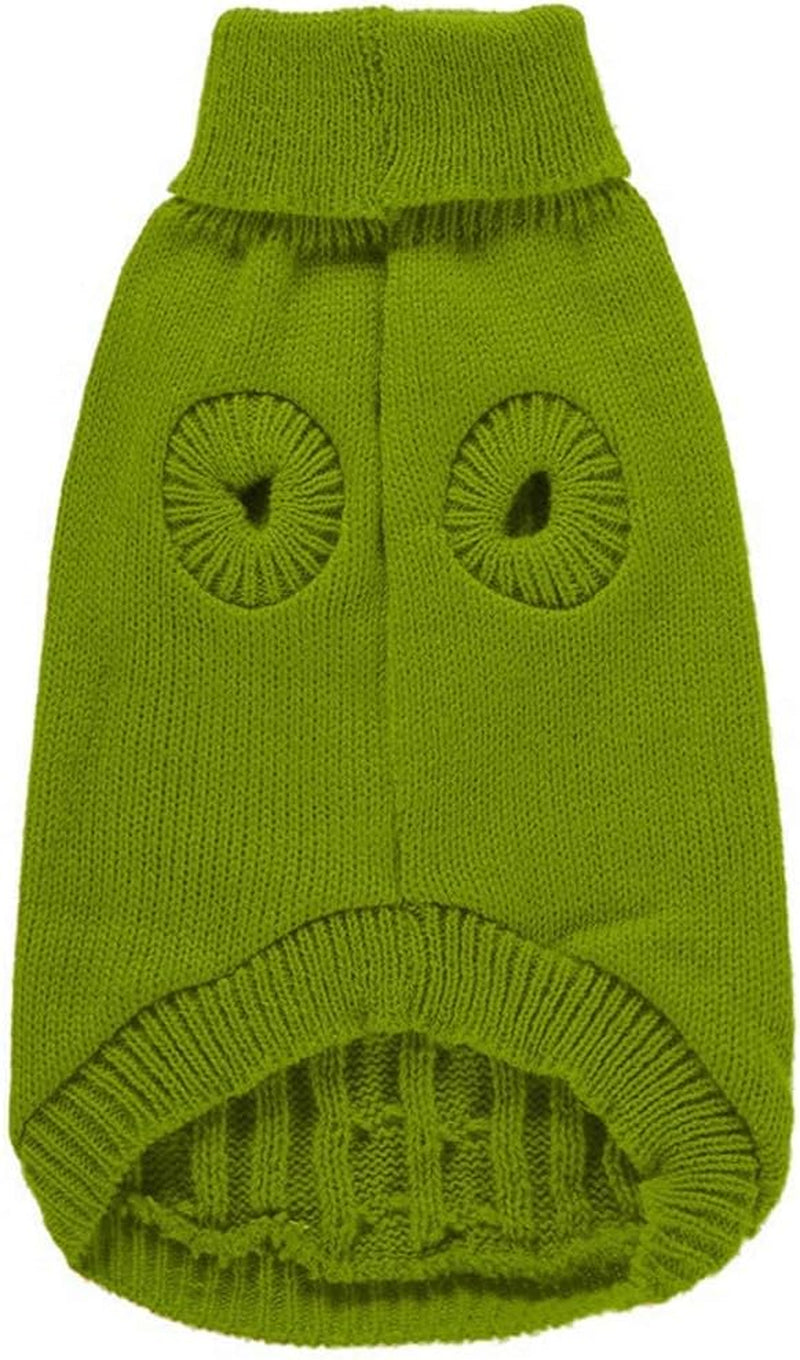 Small Dog Sweaters Knitted Pet Sweater for Winter