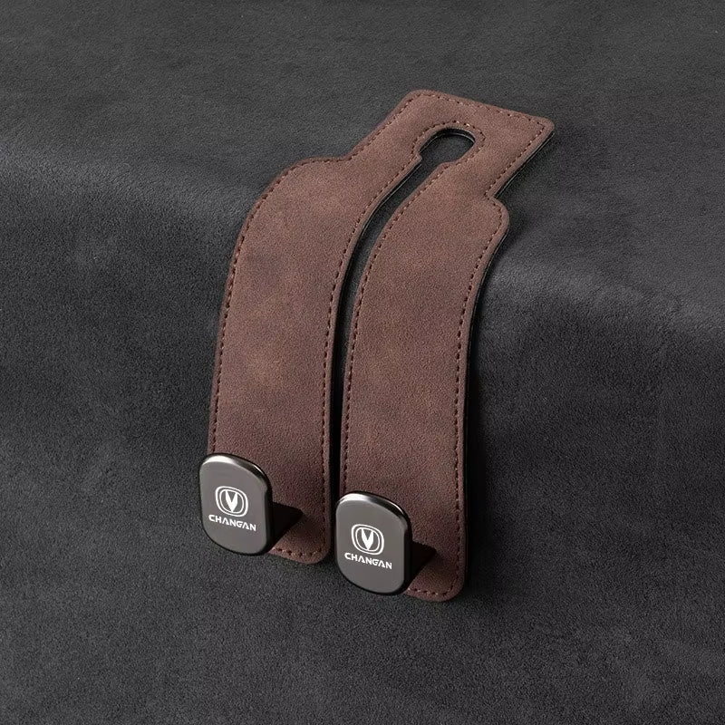 Products​Luxury Suede Double Hook Organizer – Premium Rear Seat Backrest Hook for Changan CS Series & Eado -Smartshelf Sales Smartshelf Sales