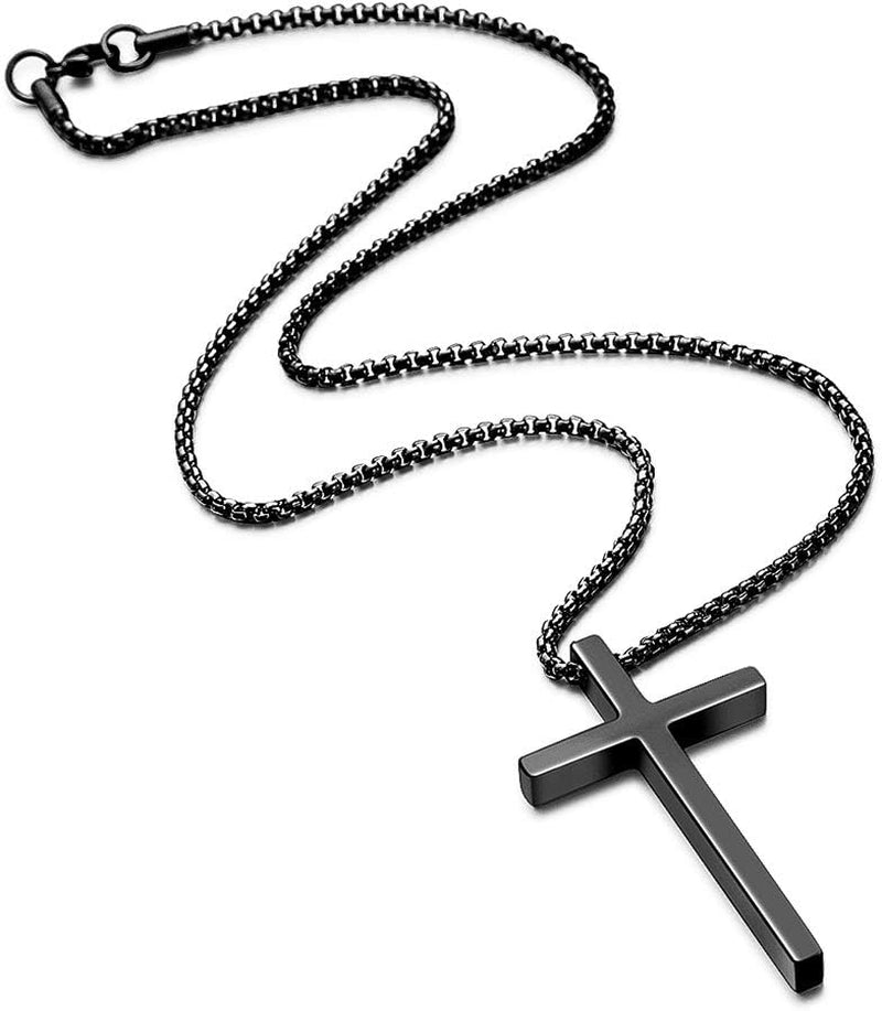 Valentines Gifts for Him - Cross Necklace for Men