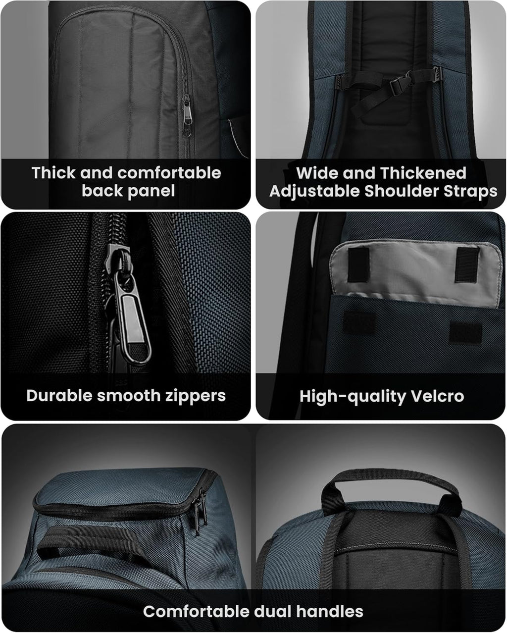 50L Ski Boot Bag with Helmet Compartment & Waterproof
