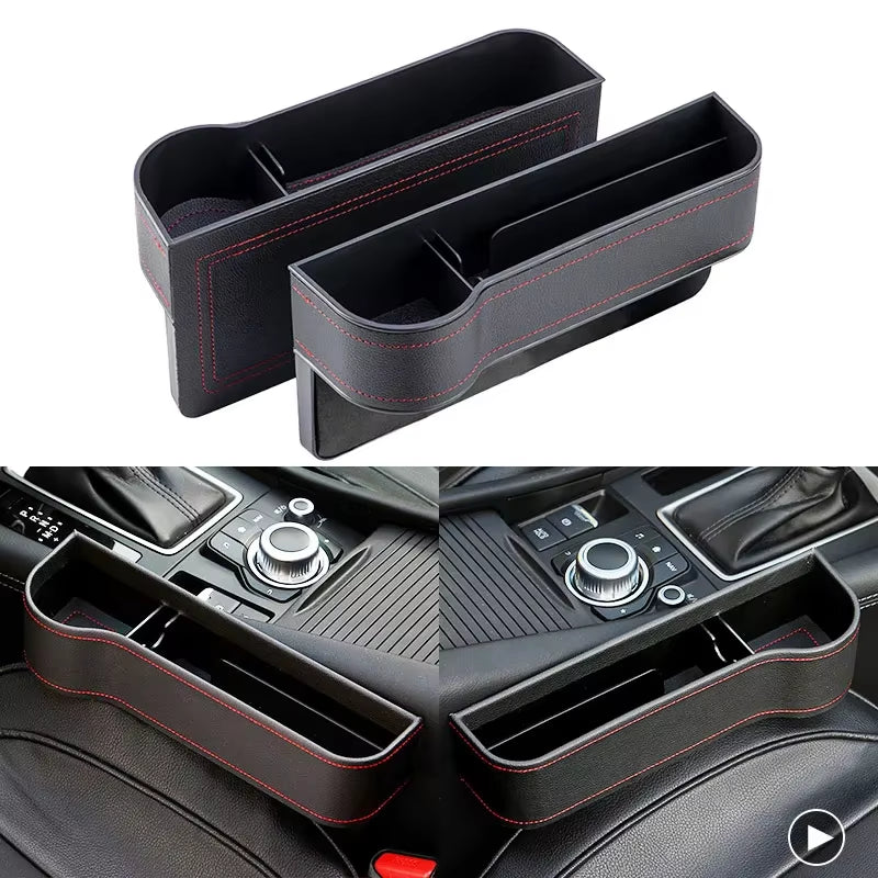 Products​LuxPocket™ Leather Car Seat Gap Organizer – Declutter Your Drive in Style -Smartshelf Sales Smartshelf Sales
