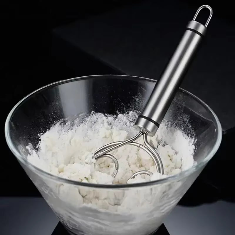 Products​Baker’s Best Danish Dough Whisk – Dutch-Style Stainless Steel Hand Mixer for Effortless Bread, Biscuits & Cakes -Smartshelf Sales Smartshelf Sales
