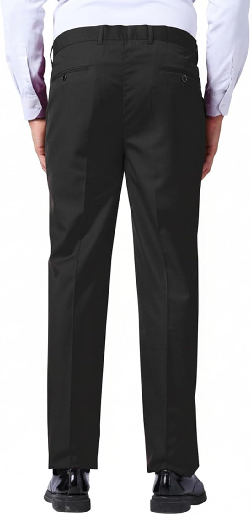 Products​Mens Classic Slim Fit Fit Stretch Flat Front Slacks Dress Pants -Smartshelf Sales Smartshelf Sales
