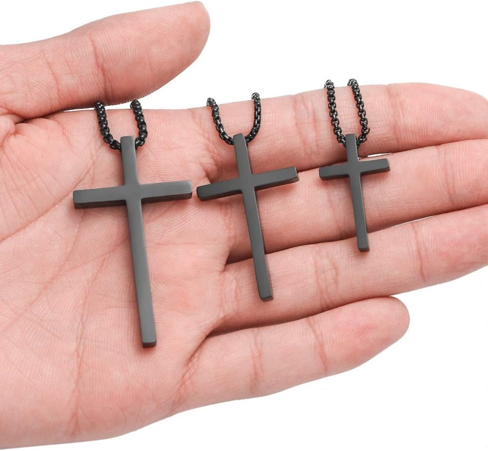 Valentines Gifts for Him - Cross Necklace for Men