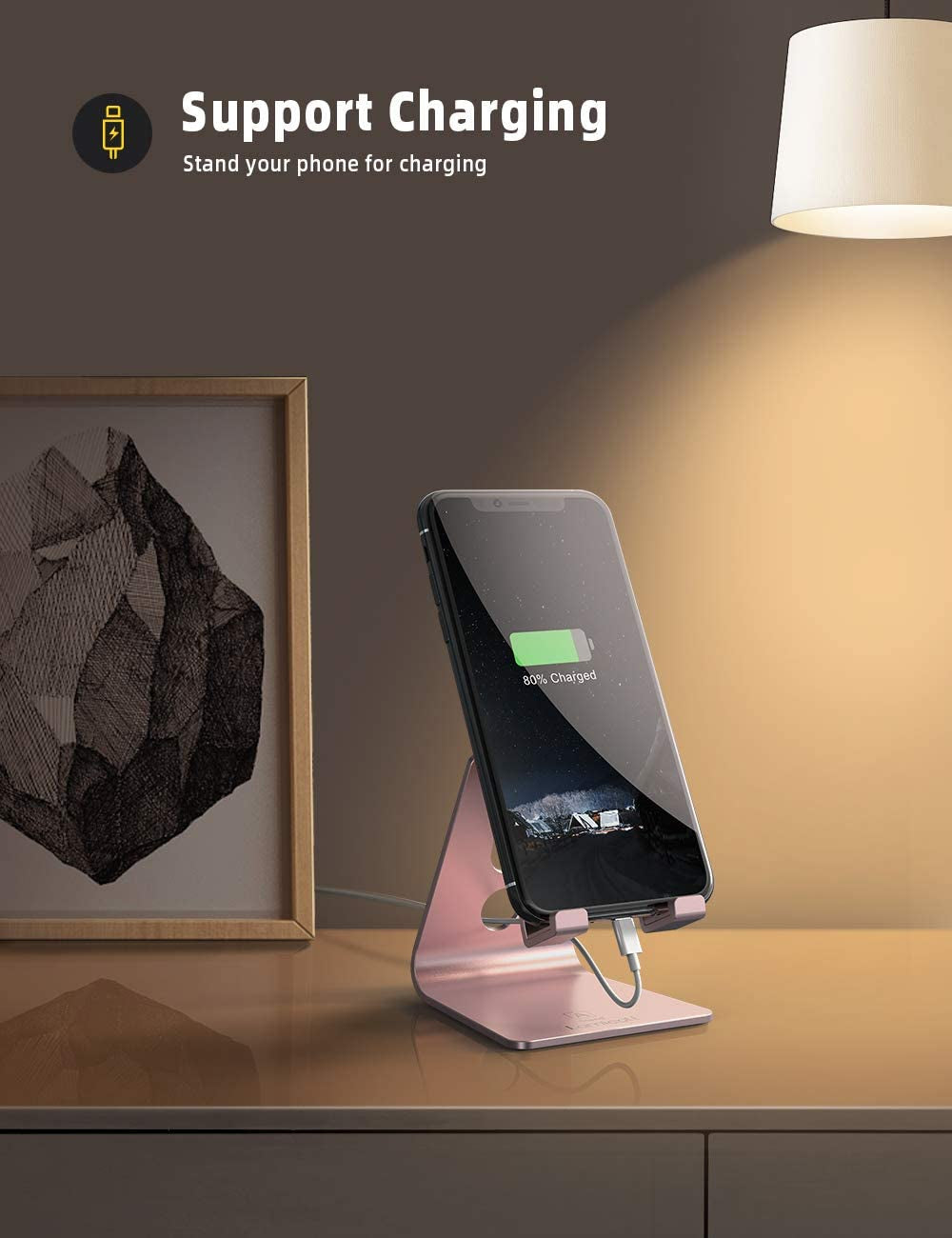 Products​Rose Gold Phone Desk Stand -Smartshelf Sales Smartshelf Sales