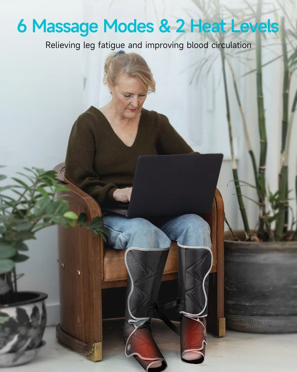 leg compression boots for circulation