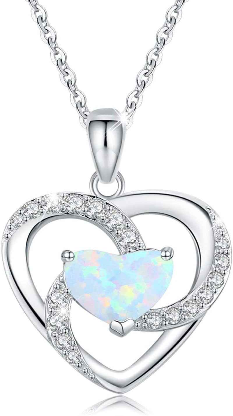 925 Sterling Silver Heart Necklace I Love You to the Moon and Back Pendant Sun Star Moon Necklace Jewelry for Women with Gifts Box