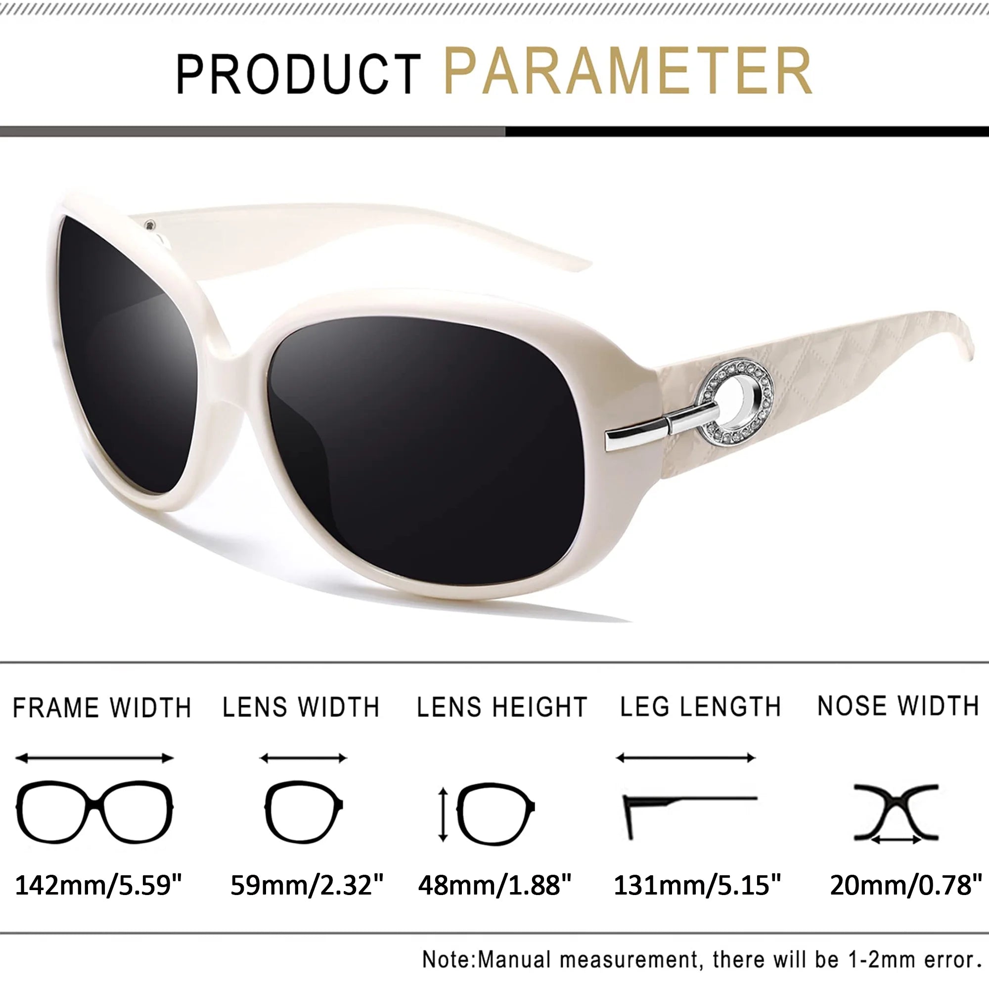 oversized polarized sunglasses for women