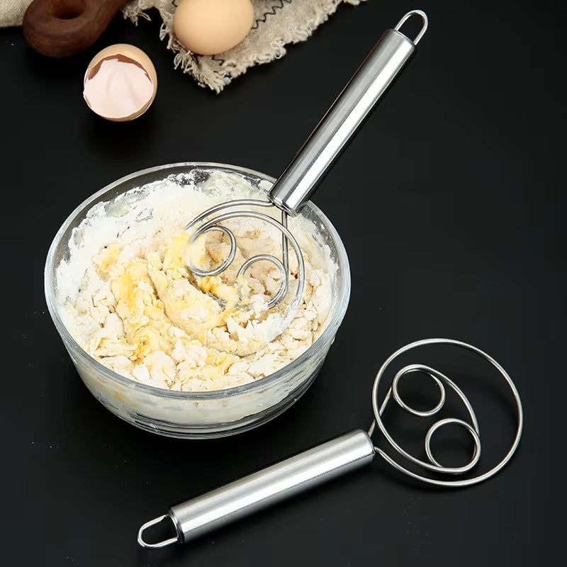 Products​Baker’s Best Danish Dough Whisk – Dutch-Style Stainless Steel Hand Mixer for Effortless Bread, Biscuits & Cakes -Smartshelf Sales Smartshelf Sales
