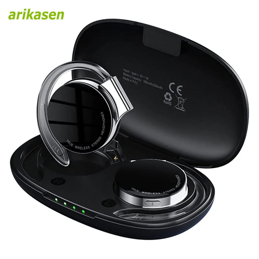 Open ear noise cancelling headphones