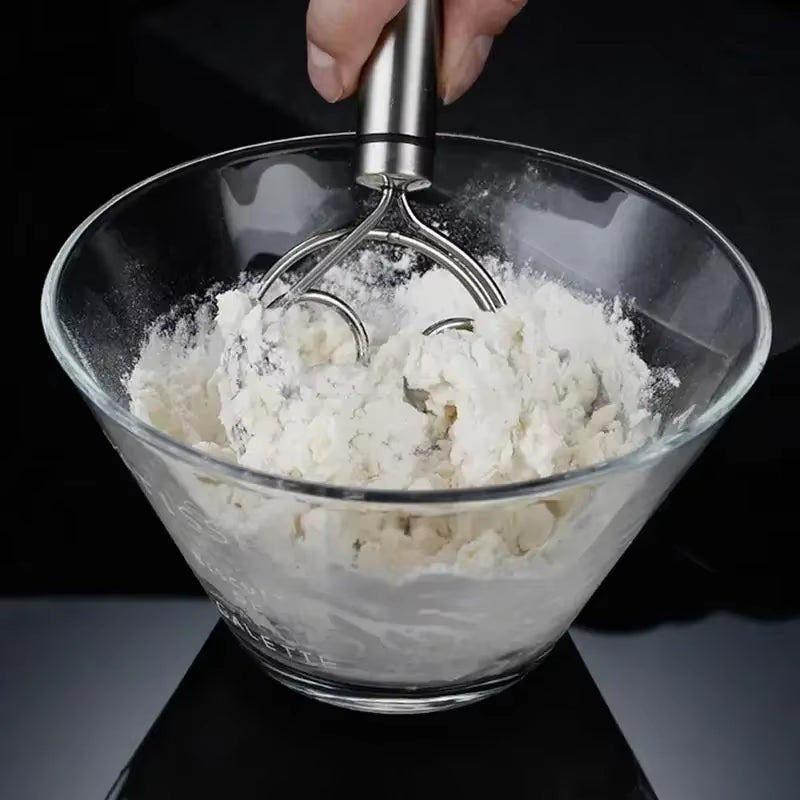 Products​Baker’s Best Danish Dough Whisk – Dutch-Style Stainless Steel Hand Mixer for Effortless Bread, Biscuits & Cakes -Smartshelf Sales Smartshelf Sales