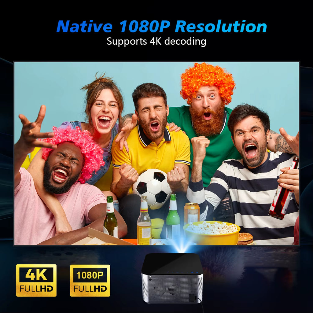 Products​Android 11 4K Smart Projector 580ANSI 1920*1080P Full HD Wifi6 BT5.0 Allwinner H713 Voice Control Home Cinema Theater -Smartshelf Sales Smartshelf Sales