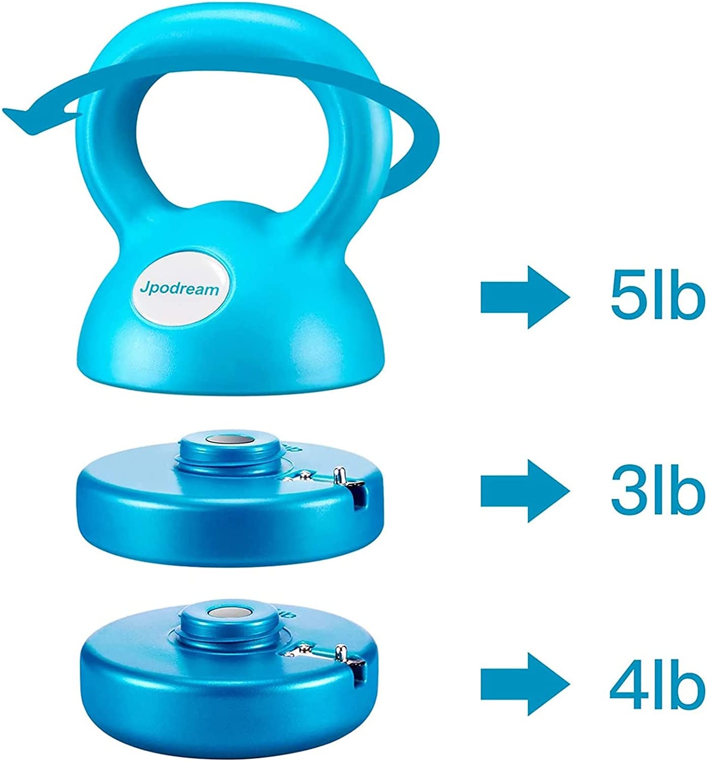 Products​Adjust Kettlebell Teal 5-12lb -Smartshelf Sales Smartshelf Sales